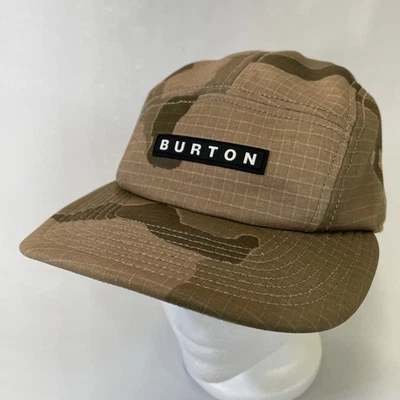 Burton Sombrero Gorra Correa Trasera Camuflaje Camuflaje 5 Paneles Bajo Perfil Exterior Hombres Foto 1 de 4