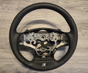 OEM Lexus IS250 IS350 F-Sport Black Grey Leather Steering Wheel - Picture 1 of 4
