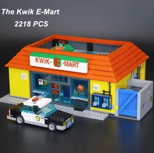 Bloques de construcción de tienda Simpsons Kwik-E-Mart sin usar, en caja 2179 piezas + 6 figuras en stock - Imagen 1 de 4
