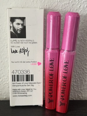 Nick Assfalg - Power of Love Mascara Duo - Schwarz - 2 x12 ml NEU - Bild 1 von 2