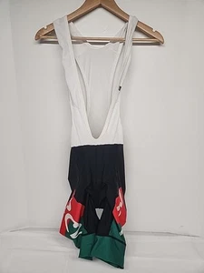 Louis Garneau RCV Lightweight Bib Shorts Men’s Medium Black/White/Green And Red - Picture 1 of 6