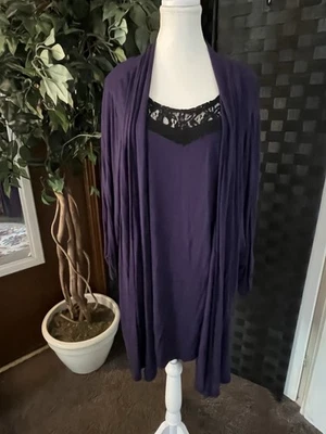 Juego de dos tops Catherines para mujer 3X 26/28W. Top sin mangas con cubierta abierta a juego Foto 1 de 4