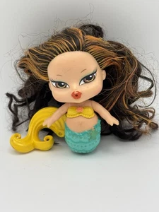Bratz Babyz Mermaidz Tali nude Doll Mermaid Tail Squirt Water RED STREAK Brown - Picture 1 of 10