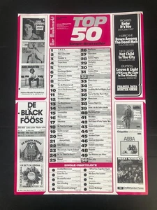 MUSIKMARKT CHARTS PLAKAT vom 15.1.1979 mit ABBA De Bläck Fööss GUNTER GABRIEL - Bild 1 von 4