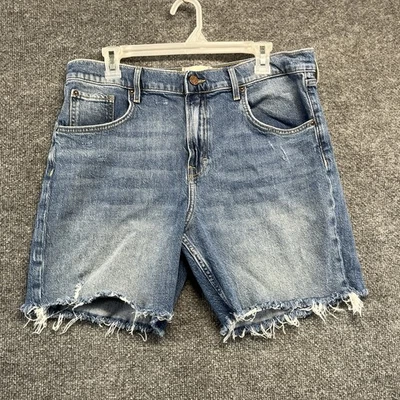 Pantalones Cortos BDG Mujer 31 Cortes Envejecidos Tiro Alto Urban Outfitters Denim Foto 1 de 4