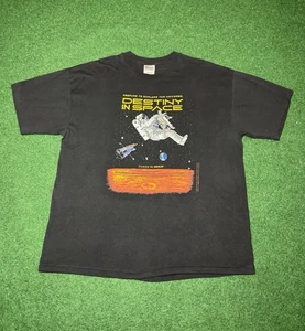 Vintage 90s Destiny In Space Nasa Astronaut Documentary Movie Promo XL T-Shirt  - Bild 1 von 7