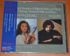 Kyung-Wha Chung Radu Lupu Franck Debussy Sonata For Violin Piano Japanese SHM-CD - Picture 1 of 3