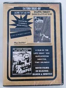 Saturn Drive-In! The Velvet Trap Hot Nights On The Campus Double Feature DVD OOP - Imagen 1 de 2