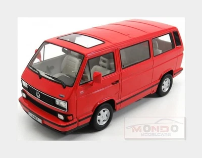 1:18 KK Scale Volkswagen T3 Multivan 1992 Red KKDC180142 Modellino - Immagine 1 di 3