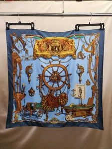 Vintage - Hermes "Musee Museum" 90cm Silk Scarf - Picture 1 of 10
