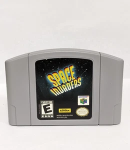 Nintendo N64 Space Invaders 64 Video Game Cartridge | Tested & Working - Picture 1 of 2