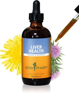Herb Pharm Liver Health Liquid Herbal Formula for 4 Fl Oz (Pack of 1) - Picture 1 of 9