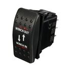 12V 20A Winch In Winch Out ON-OFF-ON Rocker Switch 7 Pin LED RED K5Y4