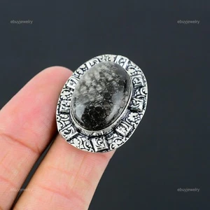 Easter Deal Natural Stingray Coral Promise Sister Ring Jewelry Size 8 925 Silver - Picture 1 of 6