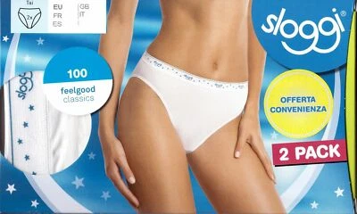 Sloggi Tai 100 donna set 4 slip - Imagen 1 de 4