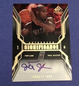 2007-08 SP Game Used SIGnificance Basketball Card #SIJJ Jarrett Jack Autograph
