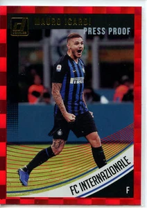 2018-19 Donruss RED PRESS PROOF Parallel #33 Mauro Icardi - Inter Milan Qty - Picture 1 of 2