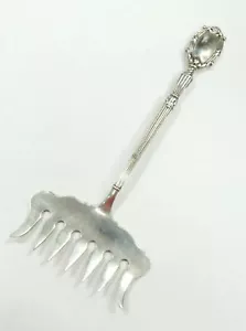 Sardine Fork Sterling Silver .925 4" 7/8 Length Mirror Image on Front RLB Lunt - Picture 1 of 4