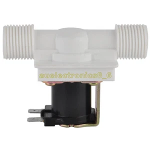 NEW 1/2" N/C DC 12V Magnetic Electric Solenoid Valve Water Air Inlet Flow Switch - Imagen 1 de 4