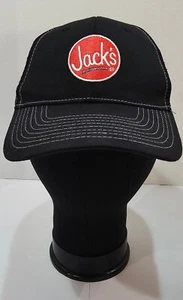 Jack's Restaurant Snapback Cap Black Embroidered Patch Mesh Back EUC  - Picture 1 of 7