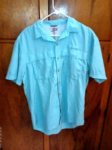 VARIOUS MEN'S FISHING SHIRTS: IZOD, REEL LEGENDS MARINER II & HABIT VGUC LG & XL - Picture 1 of 44
