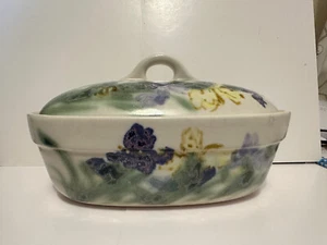 Clouds Pottery, Folsom, Covered Casserole or Dish, 1991 or 1997, 5 1/2" x 8 1/2 - Picture 1 of 20