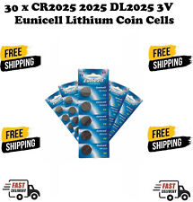 30 X CR2025 3V Lithium Coin Cell Battery DL2025 ECR2025 BR2025 Batteries Eunicel