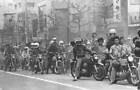 One of Japan's motorcycle gangs Historic Old Photo