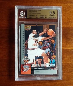 2009-10 UPPER DECK FIRST EDITION RC #188 JAMES HARDEN BGS 9.5 ROOKIE #8514938 - Picture 1 of 2