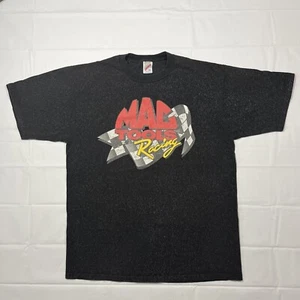 Vintage MAC Tools Racing Tee Victory Flag Graphic Size XL Made In USA - Picture 1 of 8