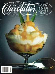 CHOCOLATIER Magazine July 1989 Jams Coolers Ice Cream Dusky Rose Wedding Cake - Foto 1 di 3