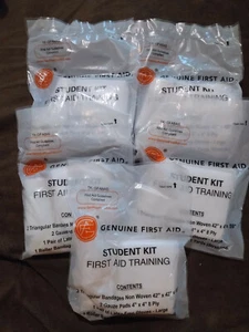 5 Pk GFA STUDENT KIT FIRST AID TRAINING KIT. NEW SEALED  - Picture 1 of 4