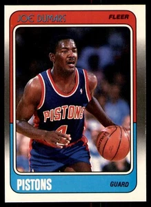 1988-89 Fleer - #40 Joe Dumars Kolben - Bild 1 von 2