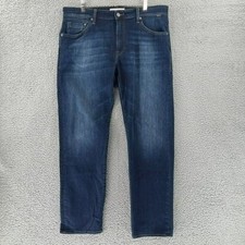 MAVI Zach's Straight Leg Denim Jeans Mens 36x32 (37x31 Act) Dark Wash