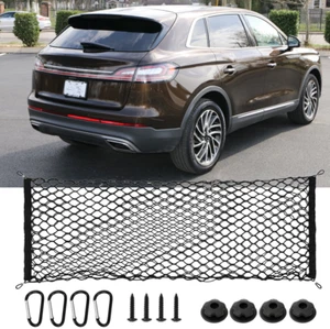 Rear Trunk Envelope Style Organizer Cargo Net for LINCOLN NAUTILUS 2019-2024 - Foto 1 di 11