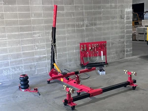 NEW Portable Auto Body Frame Machine Puller 10,000 PSI Foot Pump FREE SHIPPING - Bild 1 von 24