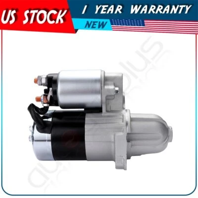 Starter Motor for Nissan Altima 1998-2001 L4 2.4L 1.2KW 12V CW 8-Tooth Pinion - Image 1 of 4
