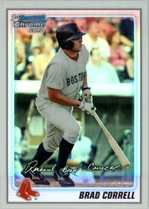 2010 Bowman Chrome Prospects Refractors Baseball Card #BCP172 Brad Correll /500