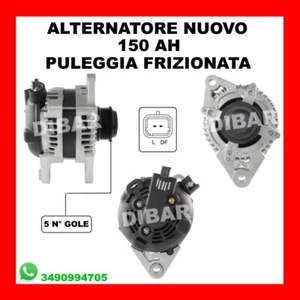 NEW 150 AH FIAT CHROMA 2.4 D MULTIJET ALTERNATOR FROM 2005 104210-2780 74 - Picture 1 of 2
