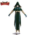Game Mortal Kombat Jade Green Version Cosplay Costume &