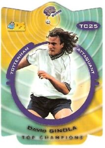 David Ginola Tottenham Card TC25 DS France Foot 2000