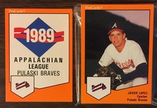 1989 ProCards PULASKI BRAVES Minor League Complete Team Set JAVY LOPEZ B2018711