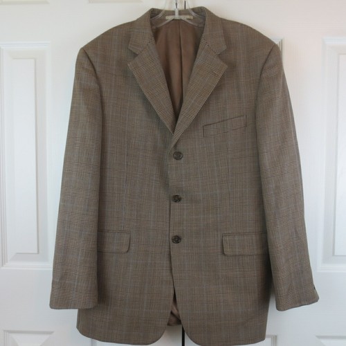 Giacca blazer uomo Burberry taglia 42 R Lite marrone Kensington 100% lana cappotto sportivo