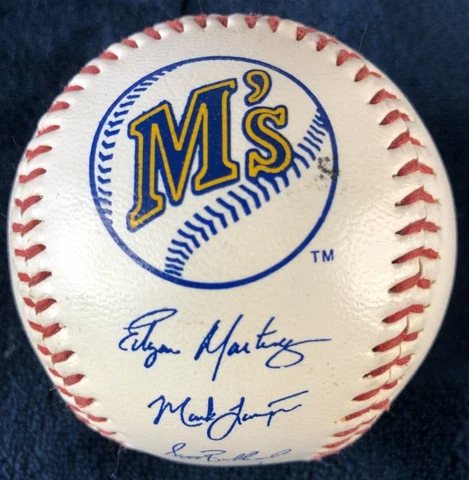 1989 Seattle Mariners Team Replica Autographed Baseball Stadium Give-Away Cover