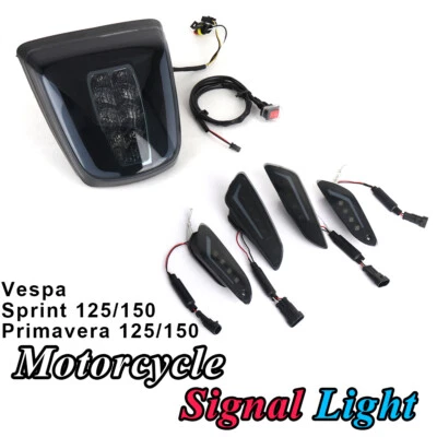 Luz LED intermitente apta para moto Vespa Sprint 125/150 Primavera 125/150 Foto 1 de 4