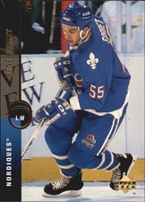 1994-95 Upper Deck Nordiques Hockey Card #179 Rene Corbet
