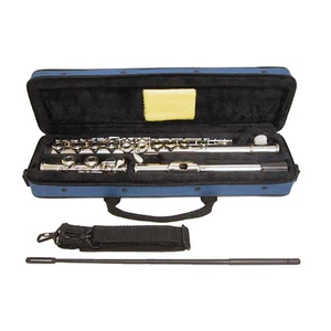 "Sky" Approved Nickel Plated Flute w Carrying Case - Bild 1 von 1