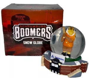 Schaumburg Boomers Snow Globe Give-A-way Minor league Baseball COOP SGA NUOVO - Foto 1 di 12