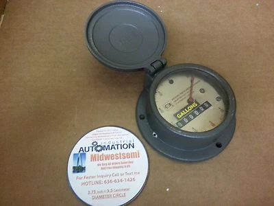 NEW SHIPS SAME DAY BROOKS INSTRUMENT 69709A GALLONS FLOW METERS 6 DIGIT - Image 1 of 4
