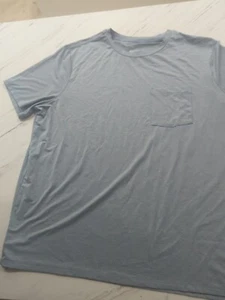 All in Motion Men Short Sleeve Run Wicking Pocket Tee T-Shirt XL Grey-Blue - Picture 1 of 14
